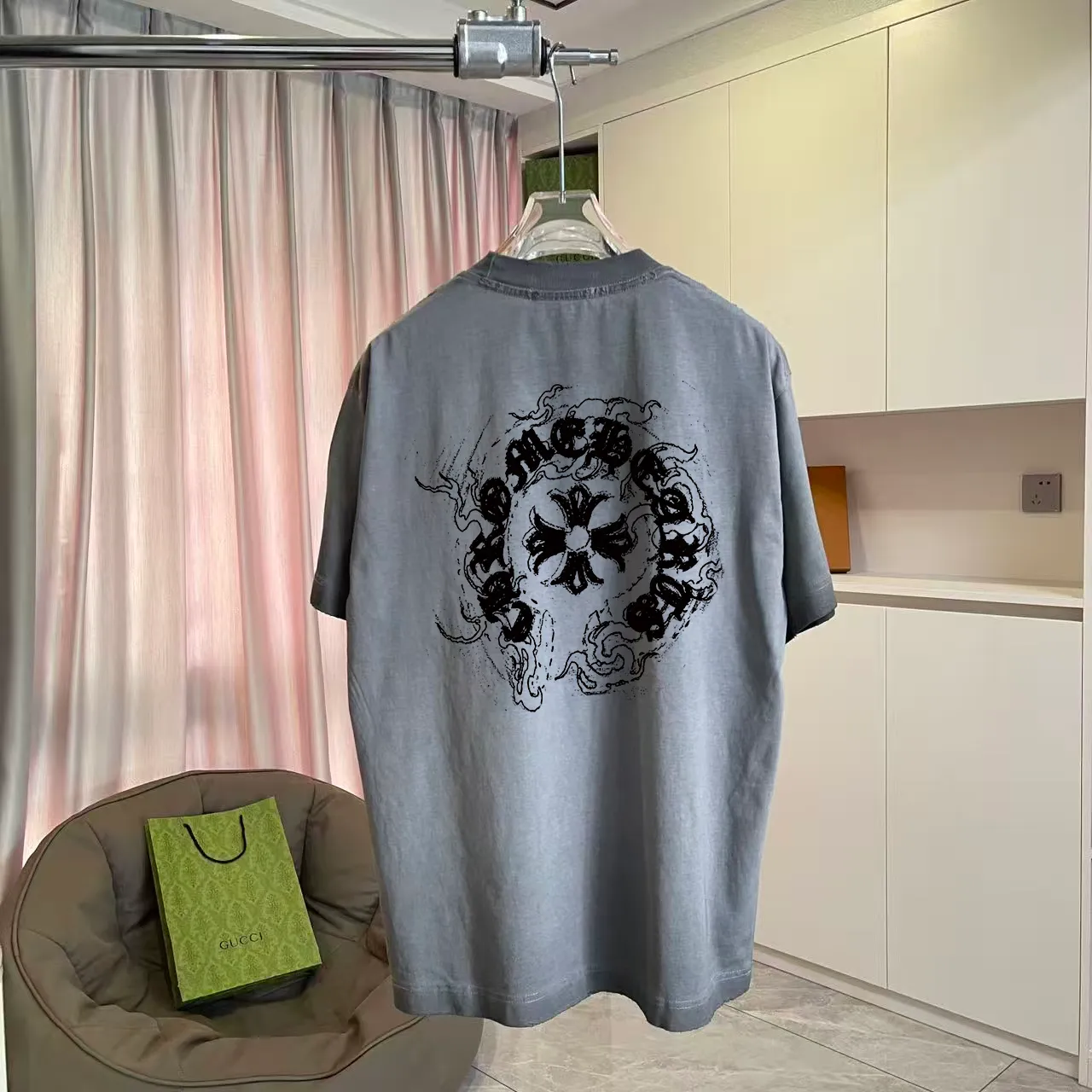 ch *2026 New Arrival t g Same Style Size：S M L XL XXL ：Black White Gray Purple